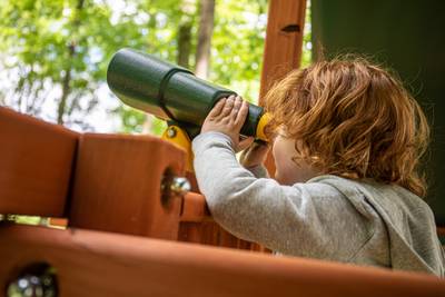 Woodplay playset 5' Playhouse Combo 3